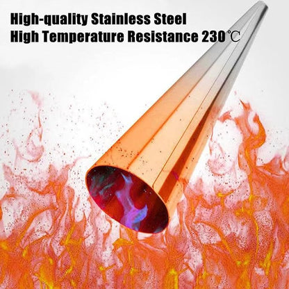 30 PCS Non-Stick Stainless Steel Cream Horn Molds - Large, 5" Big Size for DIY Cooking Danish Pastry, Lady Lock, Croissant, Ice Cream Egg Roll