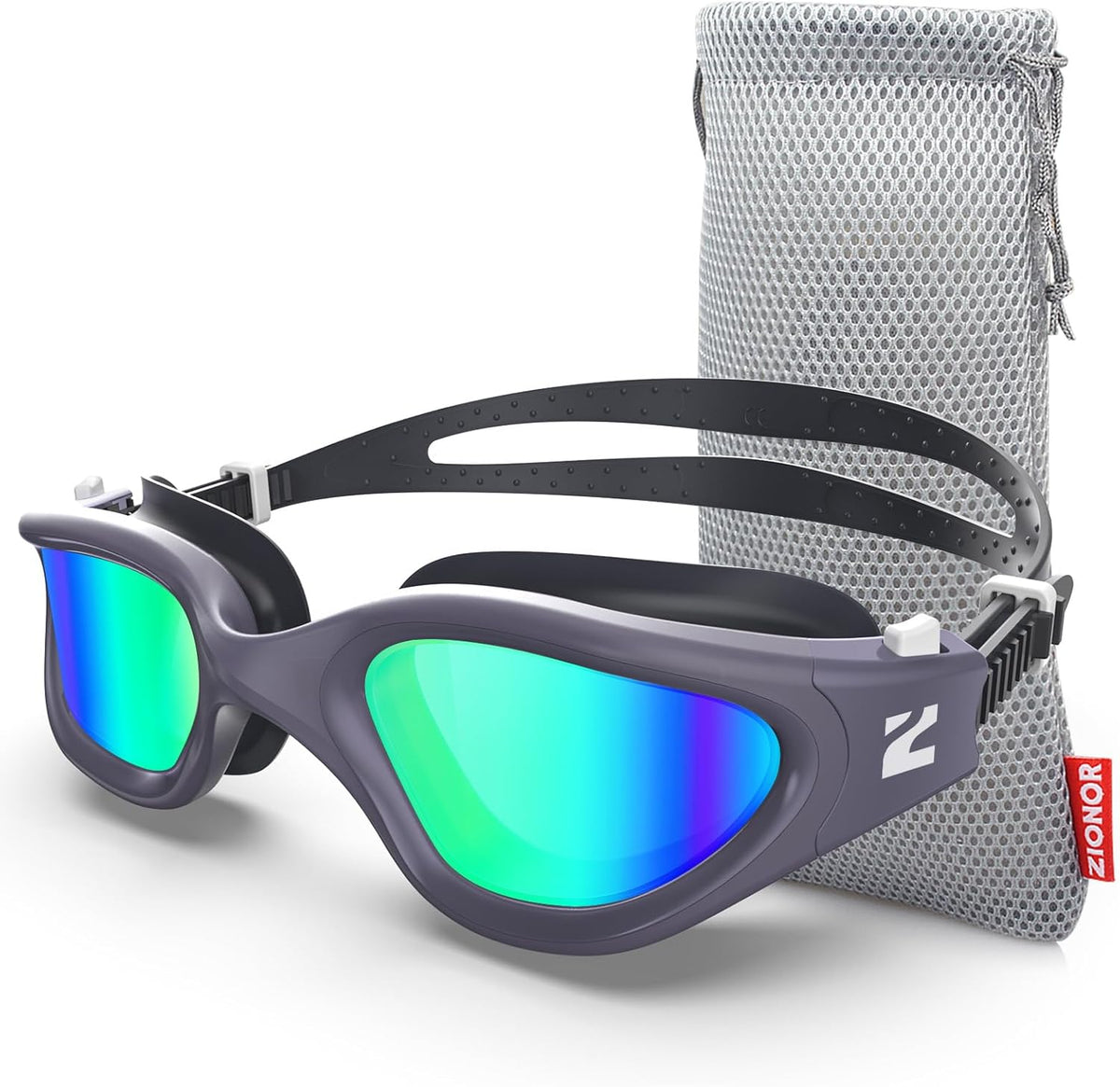 ZIONOR Swim Goggles, G1 SE Swimming Goggles Anti-fog for Adult Men Women