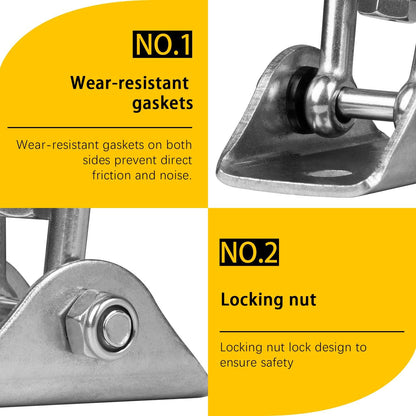 Heavy Duty Swing Hangers for Wooden Sets 2000 LB Capacity Hammock Hanger 360 Swivel Stainless Steel Swing Hardware Accessories 2 Packs for Porch Playground Yoga Heavy Bag