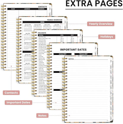 ZOTIA Planner 2026-2027 Weekly & Monthly Calendar Planner Jul 2026-Jun 2027