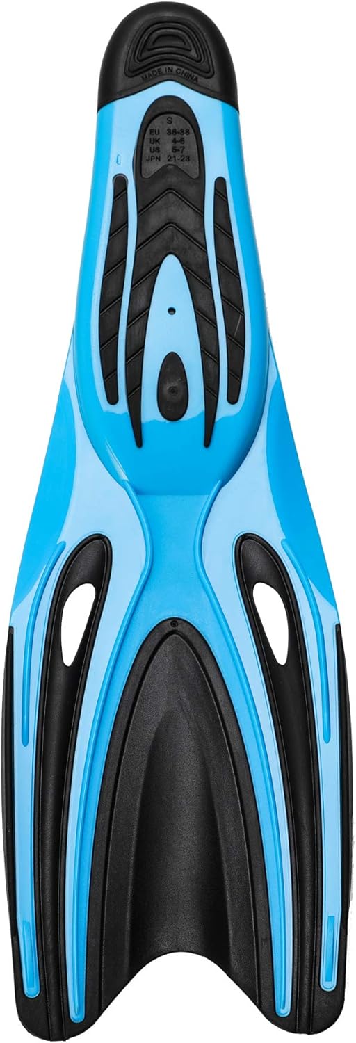 PRO IMPACT Swim Fins for Adults & Kids - Premium Scuba Diving Fins, Snorkeling Flippers for Men & Women - Versatile Swim Training Fins for Lap Swimming, Water Sports & Ocean Adventures