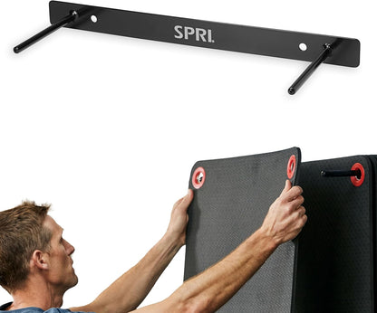 SPRI Hanging Exercise Mat, Fitness & Yoga Mat for Group Fitness Classes, Commercial Grade Quality with Reinforced Holes