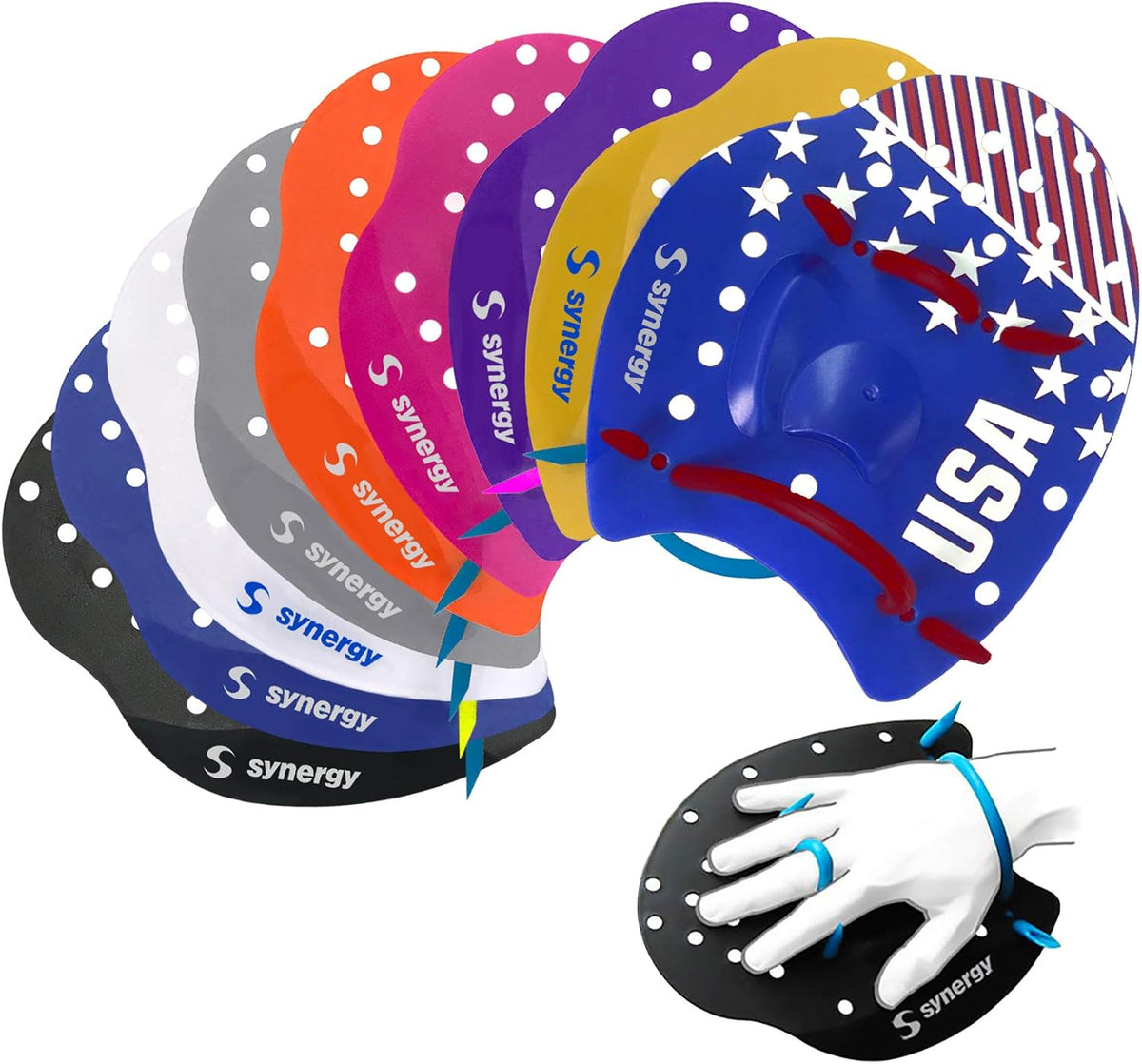Synergy Hand Paddles for Swim Training