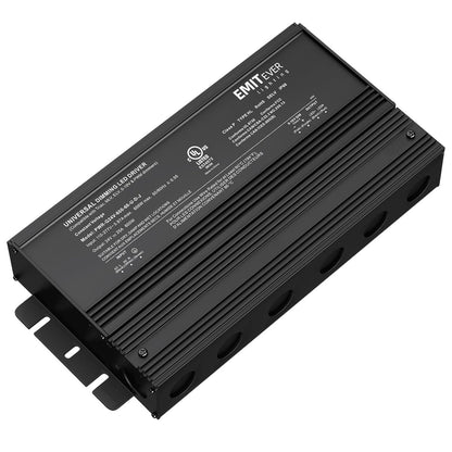 EMITEVER Dimmable Led Driver, 600W AC 110V-277V to DC 24V Transformer, 5-in-1 Dimming: ELV/MLV/TRIAC / 0-10V / 1-10V / 10V PWM/Potentiometer, Waterproof IP67 and UL Listed
