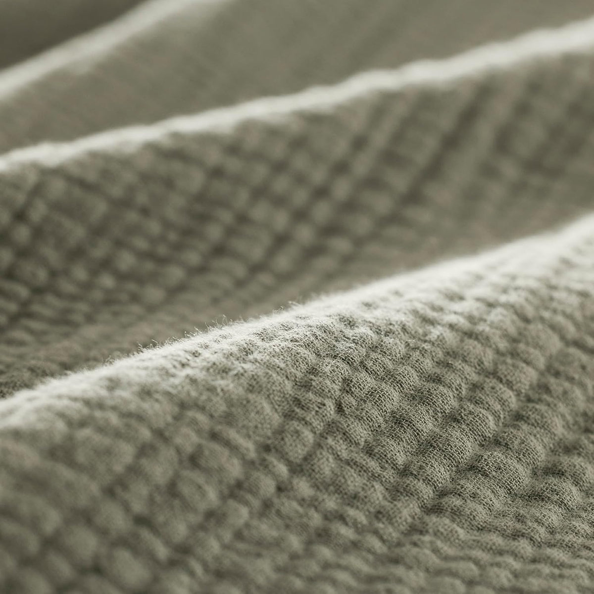 BOLL & BRANCH Dream Bed Blanket - Full/Queen, Sageleaf - Luxury 100% Organic Cotton - Soft, Lightweight and Breathable - Cloud-Like Touch