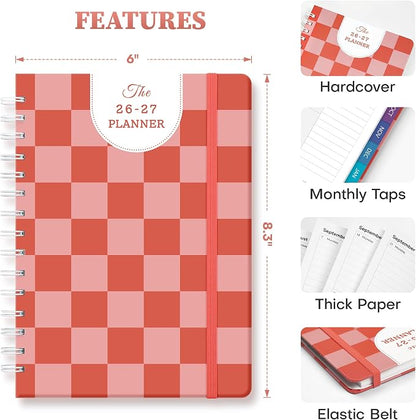 Planner 2026-2027 Weekly & Monthly Academic Planner, 6" x 8.3"