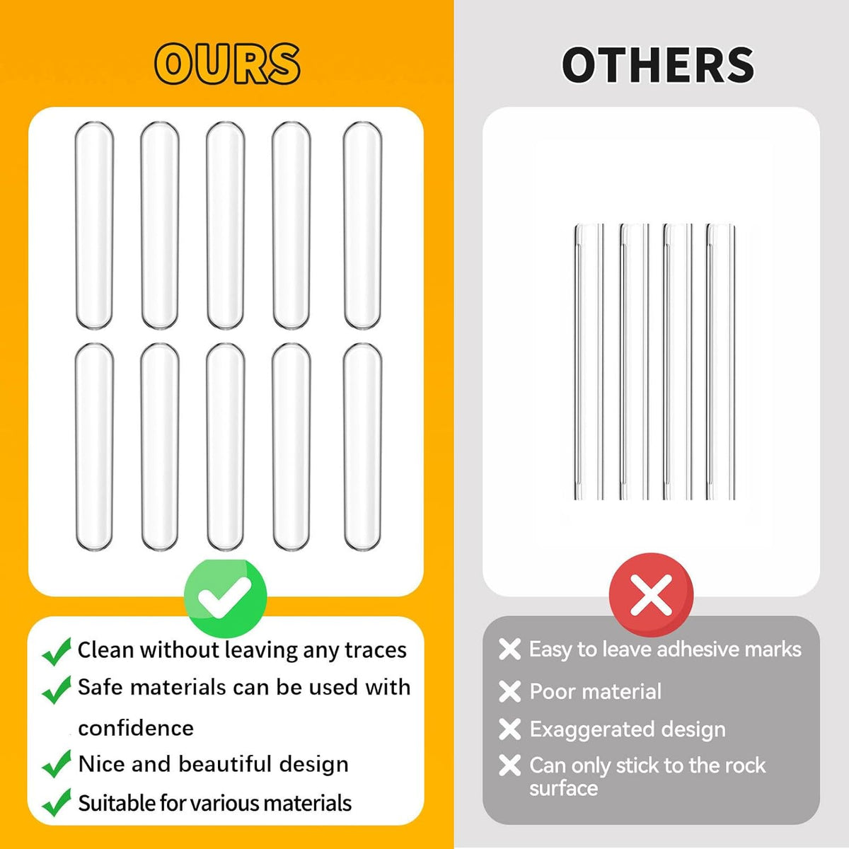 4pcs,Wall Bumpers,Furniture Bumpers,Door Stoppers,Silencing pad,Anti collision pad,Using for Refrigerator door,Entrance doors,Cabinet doors,Toilet covers,Table corners(L, 15*1.5cm(5.9*0.59in)