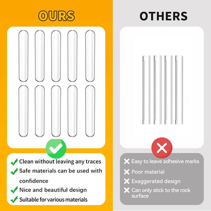 4pcs,Wall Bumpers,Furniture Bumpers,Door Stoppers,Silencing pad,Anti collision pad,Using for Refrigerator door,Entrance doors,Cabinet doors,Toilet covers,Table corners(L, 15*1.5cm(5.9*0.59in)