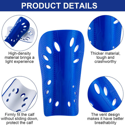 ANCIRS 2 Pair Soccer Shin Guards for Youth, Breathable Shin Guard Sleeves for Football Games, Protective EVA Cushion for Youth Men & Women