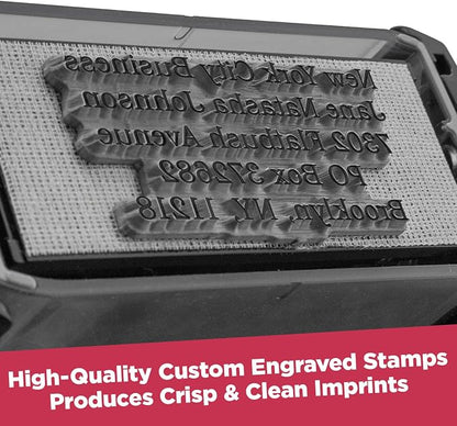 Trodat 4915 Signature Stamp - Custom Text Stamp - Choose from Many Fonts & 15 Ink Colors!