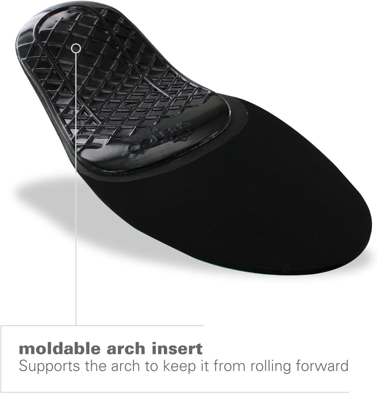Spenco Rx Orthotic Arch Support Full Length Shoe Insoles, Men's 12-13.5, Green
