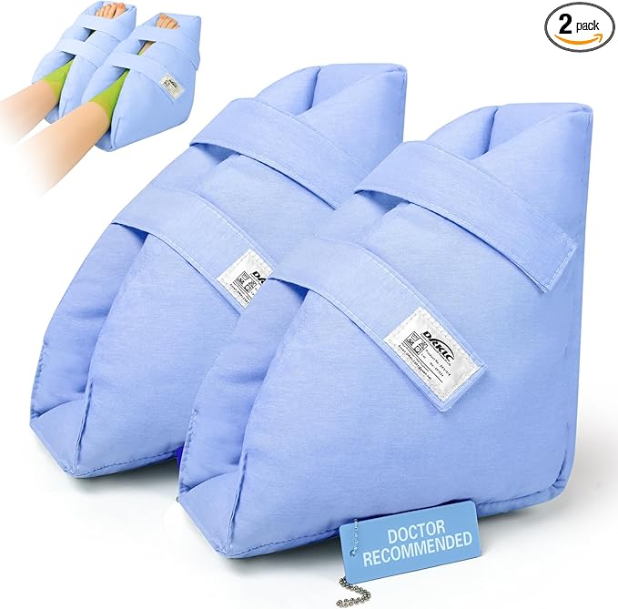 Heel Protectors for Pressure Sores,Adjustable Foot Boot Surgery Recovery Supplies for Elderly Bedridden Pressure Ulcer Ankle Pillow for Bed, Wheelchairs