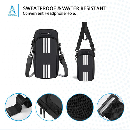 Running Armband, Cell Phone Purse Small Crossbody Bags for Women Men Kids Pouch for iPhone 15/14/13 pro/Plus/xs/xr/xs max, Galaxy S22 Ultra and More