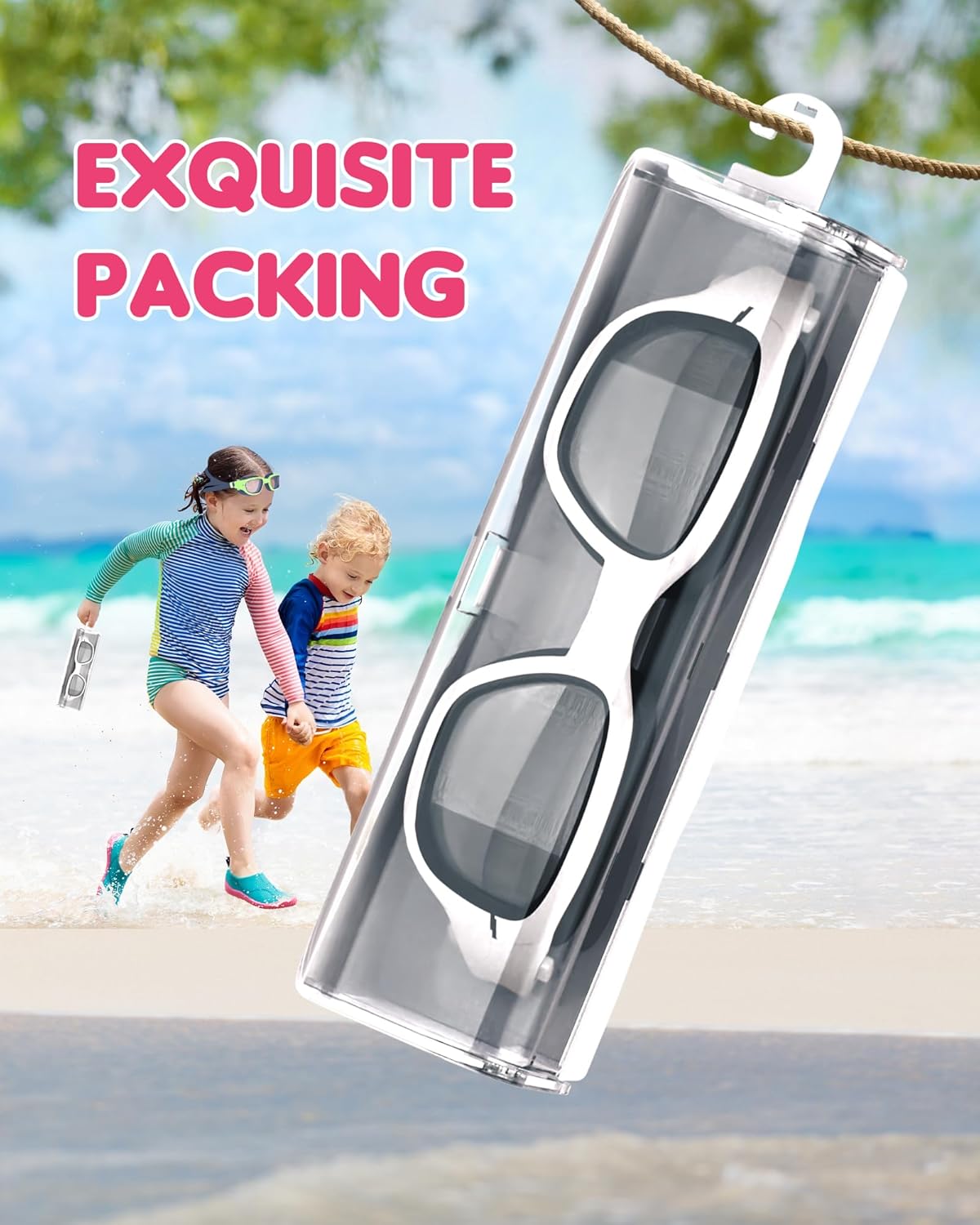 Kids Swim Goggles,Swimming Goggles for Kids 6-14, Anti-Fog UV Protection Pool Glasses for Boys Girls