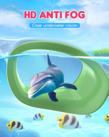 Kids Swim Goggles,Swimming Goggles for Kids 6-14, Anti-Fog UV Protection Pool Glasses for Boys Girls
