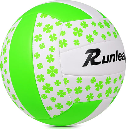 Beach Volleyball Official Size 5 Soft Waterproof Volleyball Sand Sports PU Ball for Indoor, Outdoor, Pool, Gym, Training