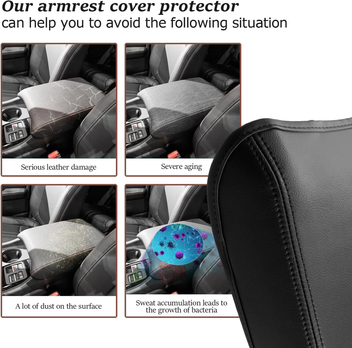 SKTU for 2023 2024 2025 Honda Pilot Armrest Cover for 2024 2025 2026 Honda Passport Center Console Cover 2023 2024 2025 Pilot Accessories 2025 2026 Passport Accessories Center Console Cushion