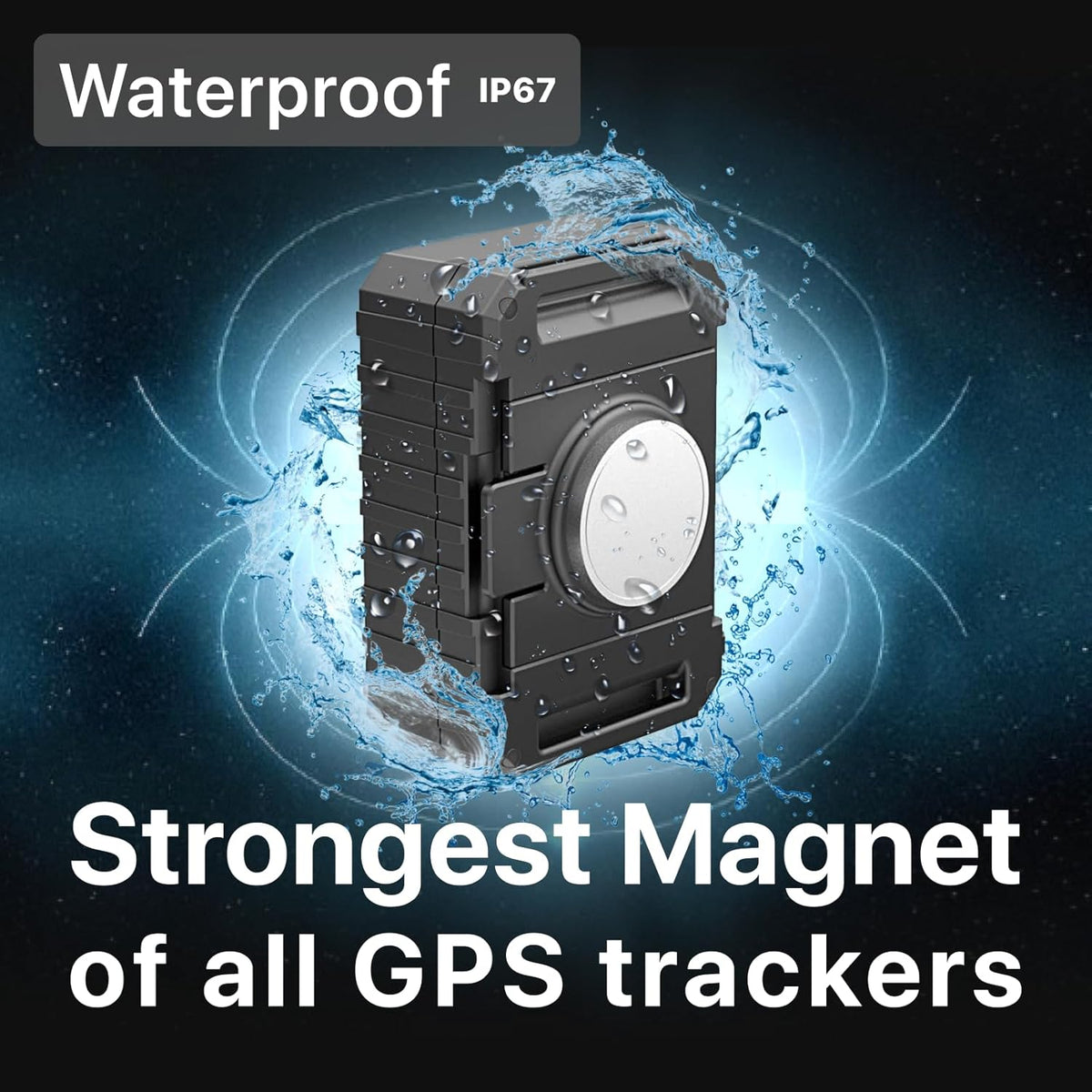 Tracki Pro GPS Tracker for Vehicles, USA made tech. Up to 7 Months Batt. Waterproof Magnetic 4G LTE Long Battery Life 2-7 Month, Unlimited Distance, Subscription Required, Multi Alerts, Hidden Tracker