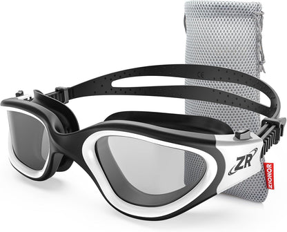 ZIONOR G1 Polarized Swimming Goggles for Unisex Adult Women Anti Fog 100% Anti UV Diving Goggles