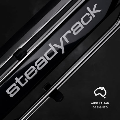Steadyrack Bike Rack for Road Bikes - The Original Wall Mounted Vertical Bike Storage - Fits Narrow Tires - Space Saving Pivot Design - Heavy-Duty Steel Rack for Indoor Garage, Apartment or Home Use