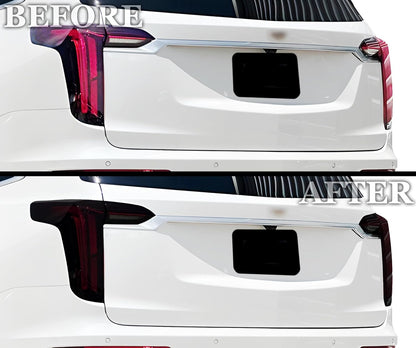 BOGAR TECH DESIGNS Precut for Cadillac XT6 2020-2025 Full Headlight Taillight Tint Kit, Dark Smoke