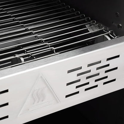 Commercial Conveyor Toaster 1900W, 300 Slices/Hour Heavy-duty Stainless Steel Countertop Bread Oven with 7-Speed Control & Temp Adjust