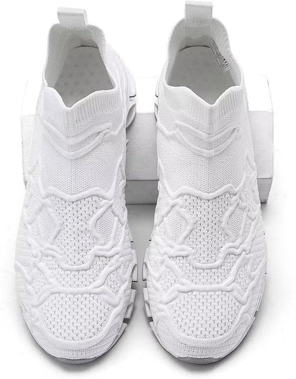 Vooncosir Men's Fashion Sneakers Breathable Mesh Running Shoes Blade Non Slip Soft Sole Casual Athletic Walking Shoes