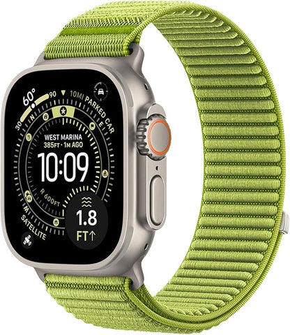 Nylon Loop Sport Band Compatible with Apple Watch Ultra 3 2 Band 49mm 46mm 45mm 44mm 42mm 41mm 40mm 38mm Women Men, Stretchy Strap Elastic Fabric Wristband for iWatch Series 11 10 SE 9 8 7 6 5 4 3 2 1