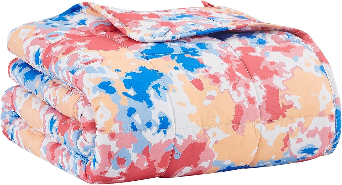 L'AGRATY Weighted Blanket - 60"x80" 20lbs Cooling Breathable Heavy Blanket Microfiber Material with Glass Beads for Adult All-Season Summer Fall Winter Soft Thick Comfort