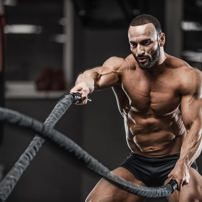 Battle Ropes Black Workout Rope 1.5inch Battle Ropes for Home Gym 30ft Exercise Ropes for Working Out Heavy Ropes for Exercise Training Weighted Rope Weighted Workout Rope Battle Rope