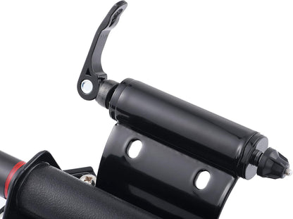 Bike Rack for Car Roof, Vacuum Suction Cup Bicycle Carrier Aluminium Alloy Roof Rack, with 5 Adapters for Most Bikes, 9x100mm/12x100mm/15x100mm/15x110mm/20x100mm/20x110mm (8" Suction Cup)