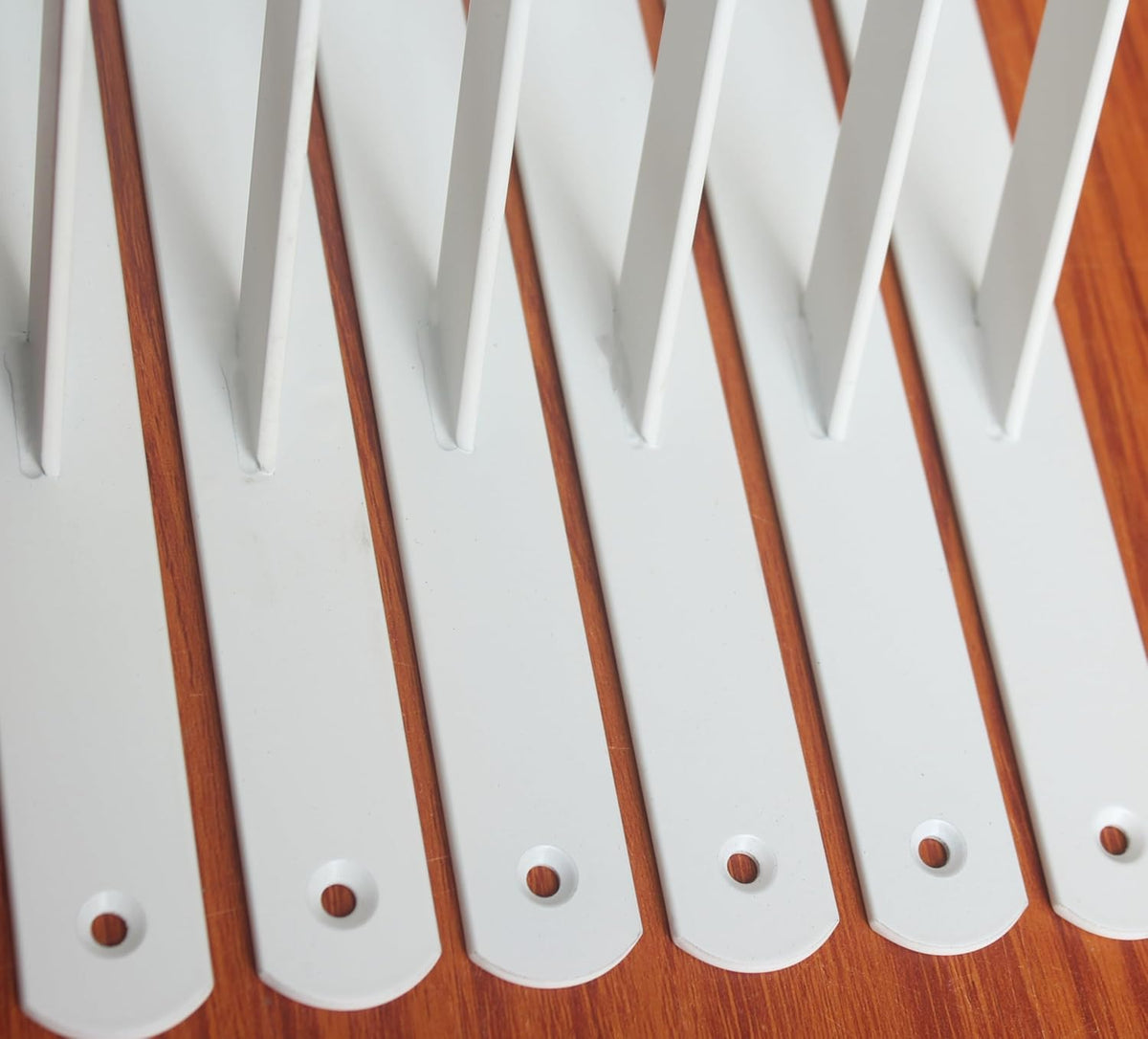 16 Pack L14 x H 10" White Heavy Duty Shelf Brackets with Screws Metal Shelf Brackets Shelf Support Angle Brackets for Shelves L Brackets Heavy Duty Floating Shelf