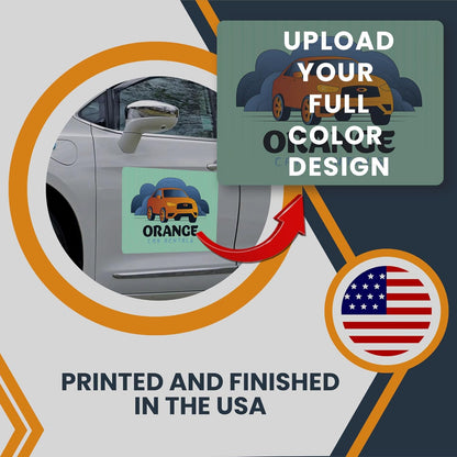 Magnet Me Up Customizable and Personalized Automotive Magnet Decals (16”x22” Rectangle)