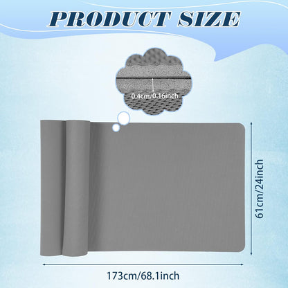 10 Pack Yoga Mats Bulk, 68'' x 24'' x 4mm Thick Yoga Mats for Kids and Adult Gym Mats Bundle Latex Free Exercise Mats with Non Slip Texture for Outdoor Yoga, Pilates or Workout