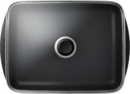 Scanpan Classic 5.25 QT (15.25 inch x 10.5 inch) Nonstick Roasting Pan – Compatible with Gas and Electric Stovetops, Metal Utensil Safe, Oven Safe to 500°F, Dishwasher Safe