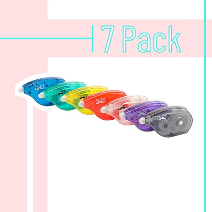 Mr. Pen- Correction Tapes, 7 Pack, 0.2" x 393", White Correction Tape Set
