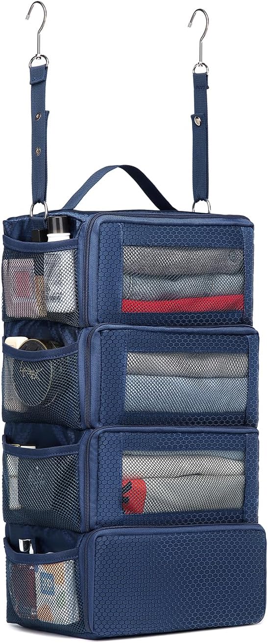 Suitcase Organizer Travel Bags Organizer for Luggage Compression Hanging Packing Cubes for Travel Carry on Closet (Bag Only)