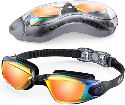 Aegend Swim Goggles, Swimming Goggles No Leaking Full Protection Adult Men Women Youth