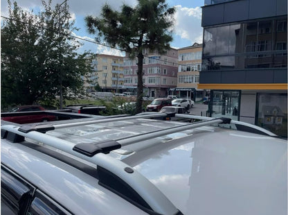 Roof Racks Cross Bars for Subaru Outback Wilderness 2021 2024 Roof top Cargo Box Tent Bike Kano Basket Carrier Gray Aluminum