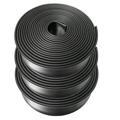 3:1 Ratio Heat Shrink Tubing Roll Adhesive Lined Industrial Marine Grade Dual Wall Heat Shrink Tube Waterproof and Sealed Black (1 inch(25.4 mm), 30 Feet)