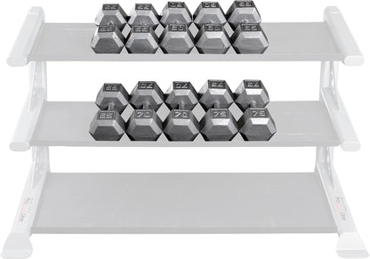 Body-Solid Cast Iron Hexagon Dumbbell, Hand Weights For Men and Women, Weight Dumbbells for Strength Training, Body Building Home Gym Training Gear