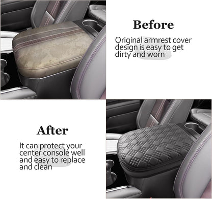 SKTU 2025 Chevy Tahoe Center Console Cover for 2025+ Chevrolet Tahoe/Suburban Armrest Cover 2025 Chevy Tahoe/Chevy Suburban Seat Box Cover 2025 Chevy Tahoe Accessories Center Console Cushion