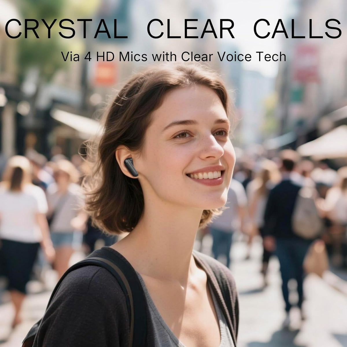 CMF Buds 2a Wireless Earbuds 2025 New Active Noise Cancelling 42dB Hybrid ANC Bluetooth Headphones, 12.4mm Dynamic Driver for Big Bass, 4 Mic Clear Calls, Sport Ear Buds for iPhone, Android, Dark Grey