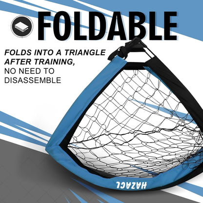 Kids Soccer Goal for Backyard, 6x4 9x5 FT Portable Soccer Nets Pop Up with Ball, Agility Ladder, Cones, Target & Carry Bag for Toddler Youth Outdoor Indoor Training Practice Sports Games Play