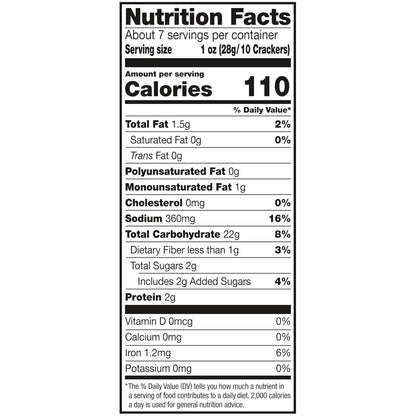 Snack Factory Pretzel Crisps, Sea Salt & Cracked Pepper, 7.2 Oz