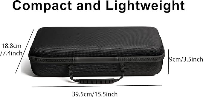 12 slots Watch Case, hard watch travel case, storage box, padded case for watch display and organization