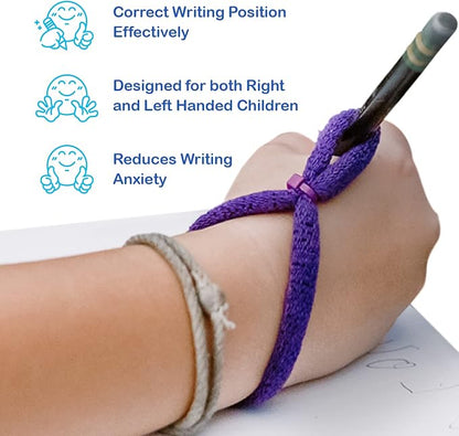 The Original OT Invented & Patented HandiWriter, Hand Made in the USA, Handwriting Aid for a Proper Tripod Grip, Finger Position & Better Penmanship. Great for All Kids Kindergarten Age & Up (4 Pack)