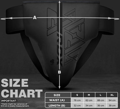 RDX Groin Protector for Boxing, Muay Thai, Kickboxing and MMA Fighting, Maya Hide Leather Abdo Gear for Martial Arts Training, Men Jockstrap Abdominal Protector for Sparring, Taekwondo and Grappling
