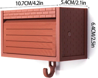 Wall-Mounted Car Display Key Holder, Decorative Garage Model Design, Multiple Colors（No Car） (Stripe-Black（No Car）)