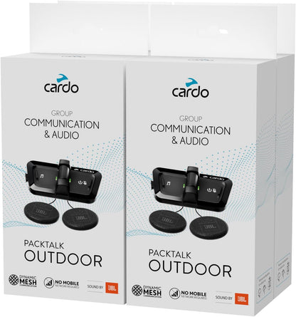 Cardo Packtalk Outdoor Family Pack - Group Communication and Audio (4 Pack)